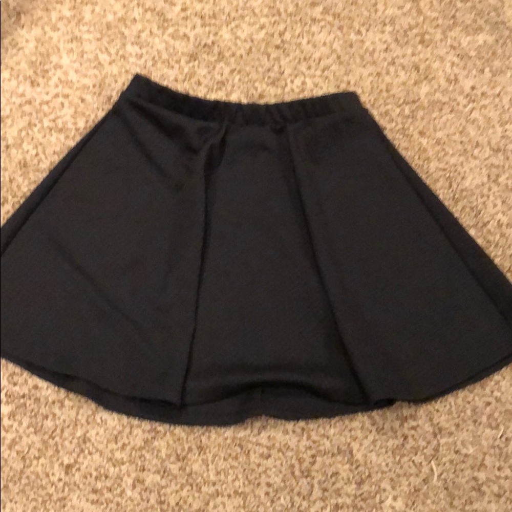 Brand new black mini skater skirt